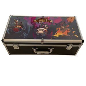 Krosmaster Collection Carrying Case With Artwork By Ankama Black lightweight Met